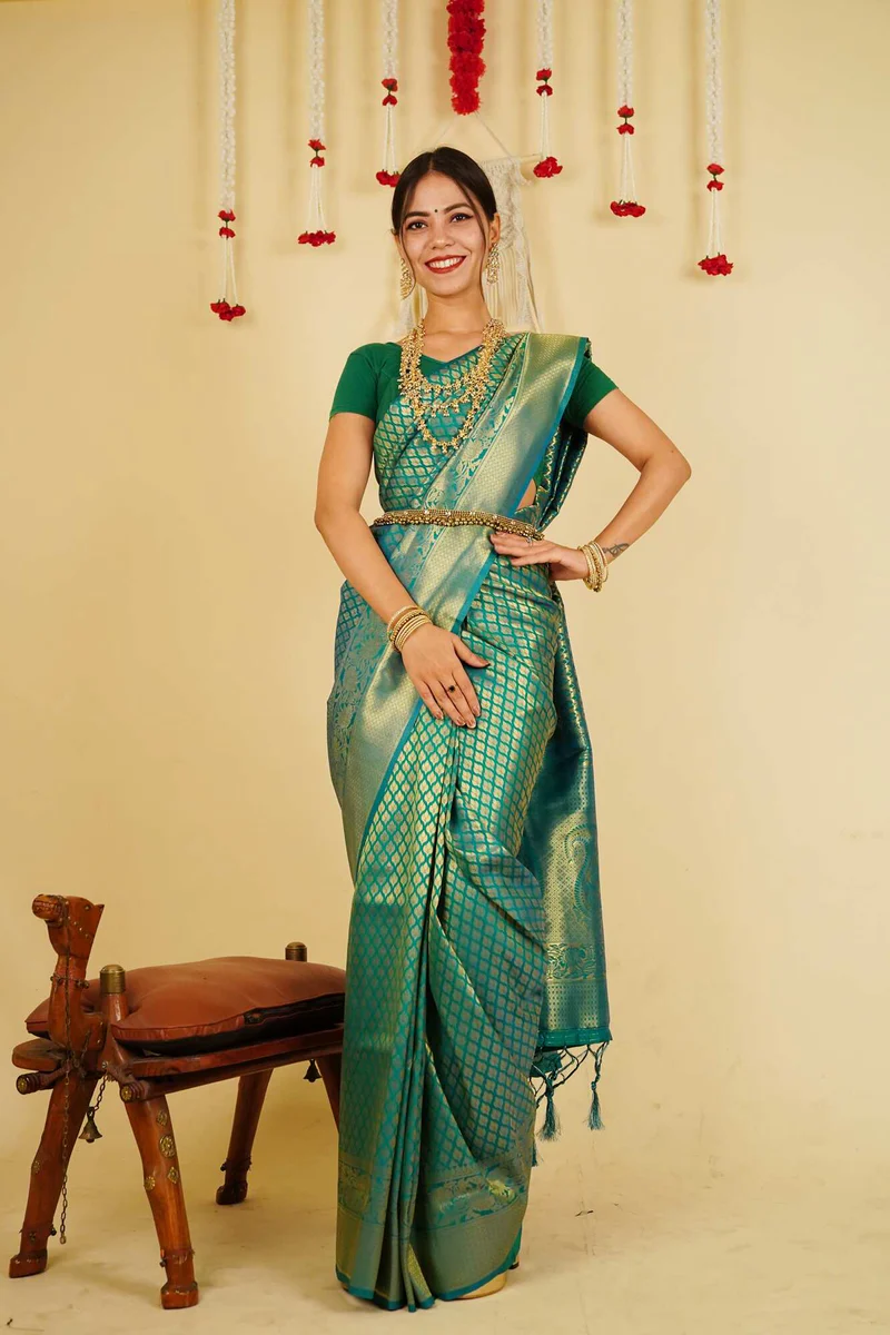 Ready To Wear Dhoop Chaanv Zari Saree